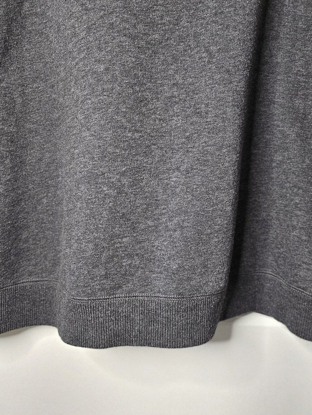 Women's Gray Oversized Cozy Athleisure Sweatshirt Pullover Petite XL Minimalist - Picture 6 of 12